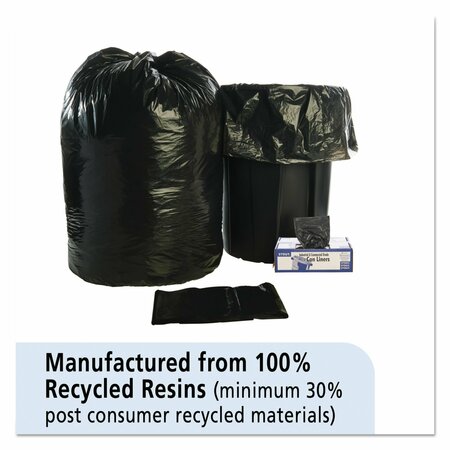 Stout 56 gal Trash Bags, 43 in x 49 in, Extra Heavy-Duty, 1.5 mil, Brown/Black, 100 PK T4349B15